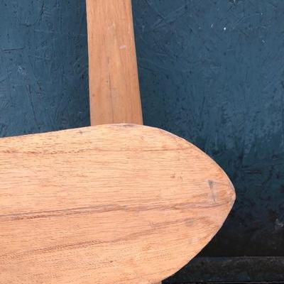 #95 - Hand Carved Canoe Paddles 