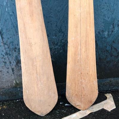 #95 - Hand Carved Canoe Paddles 