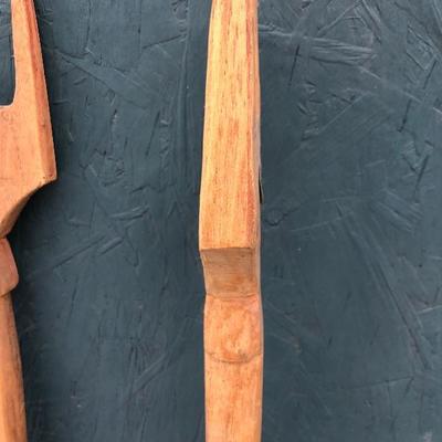 #95 - Hand Carved Canoe Paddles 