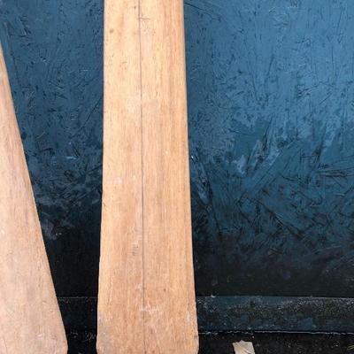 #95 - Hand Carved Canoe Paddles 