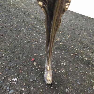 #96 - Ornate Brass Side Table Frame 