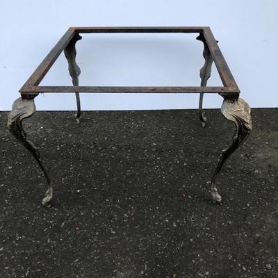 #96 - Ornate Brass Side Table Frame 