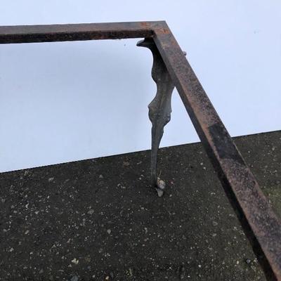 #96 - Ornate Brass Side Table Frame 