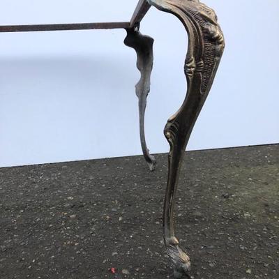 #96 - Ornate Brass Side Table Frame 