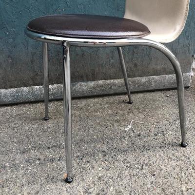 #41 - Modern Tan and Brown Leather Chair