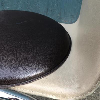 #41 - Modern Tan and Brown Leather Chair
