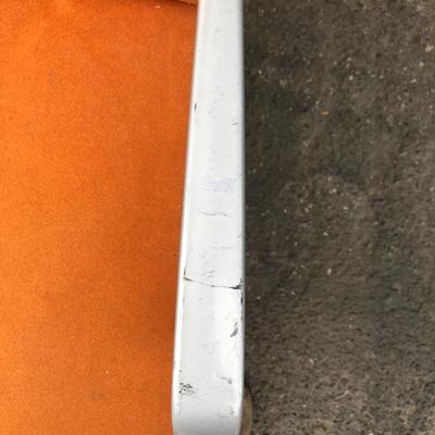 #85 - Mid Century Modern Keilhauer Orange Chair European Design