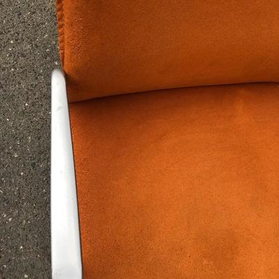 #85 - Mid Century Modern Keilhauer Orange Chair European Design