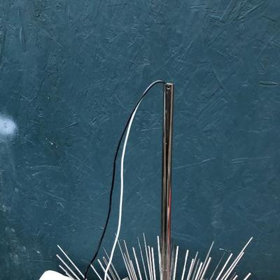 #101 - Mid Century Chrome Starburst Chandelier 