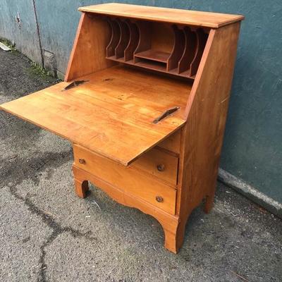 #86 - Wood Dresser Desk