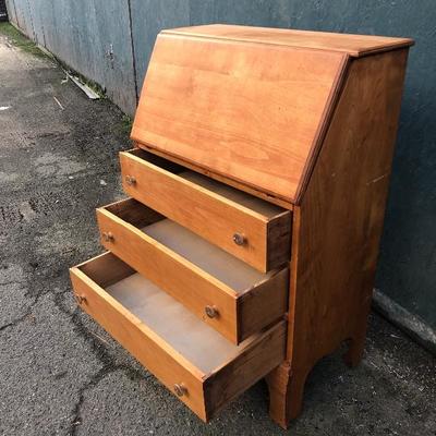 #86 - Wood Dresser Desk