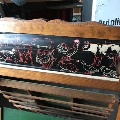 #103 - Vintage School House A-Frame Chalkboard