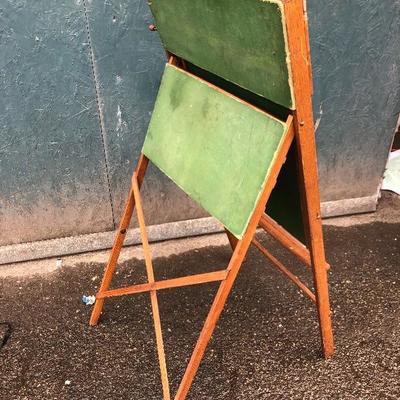 #103 - Vintage School House A-Frame Chalkboard