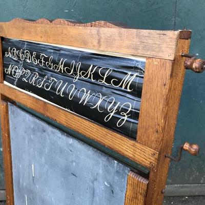 #103 - Vintage School House A-Frame Chalkboard