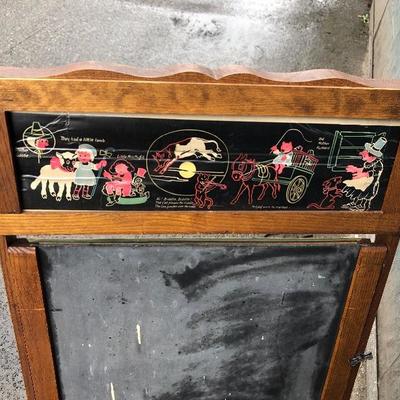 #103 - Vintage School House A-Frame Chalkboard