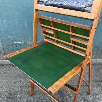 #103 - Vintage School House A-Frame Chalkboard