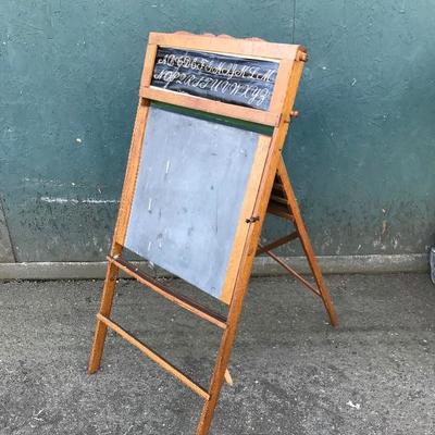 #103 - Vintage School House A-Frame Chalkboard
