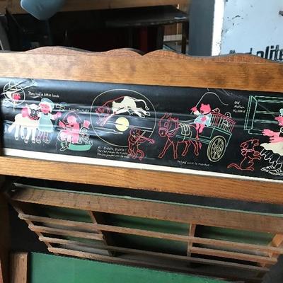 #103 - Vintage School House A-Frame Chalkboard