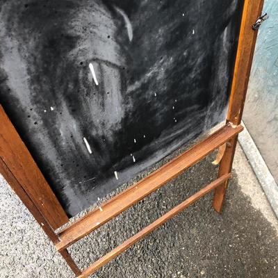 #103 - Vintage School House A-Frame Chalkboard
