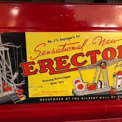 #105 - Collection of Three Erector Sets