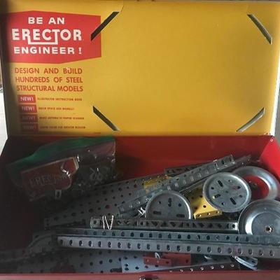 #105 - Collection of Three Erector Sets