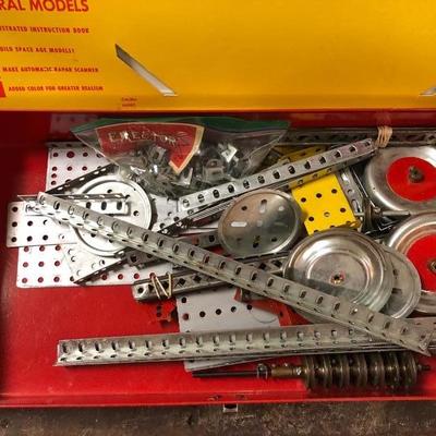 #105 - Collection of Three Erector Sets
