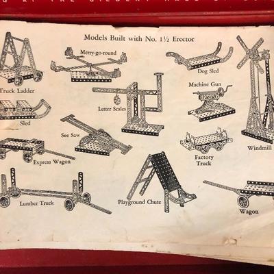 #105 - Collection of Three Erector Sets