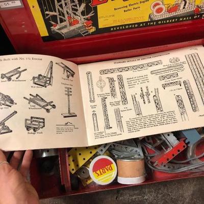 #105 - Collection of Three Erector Sets