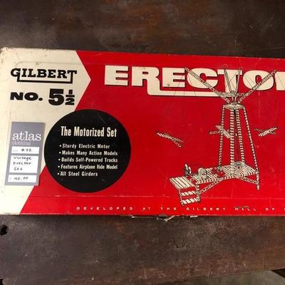 #105 - Collection of Three Erector Sets