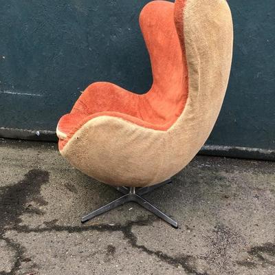 #21 - Vintage Arne Jacobsen Hand Painted Egg Chair Project and Paint 