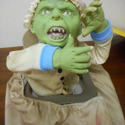 Lot 674 - Awesome Metal Halloween Coffin Wagon