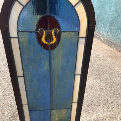 #108 - Pair of Stained Glass Windows 