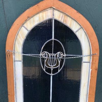 #108 - Pair of Stained Glass Windows 