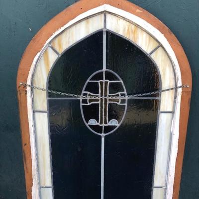 #108 - Pair of Stained Glass Windows 