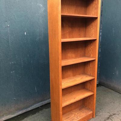#84 - Tall Wood Bookshelf 