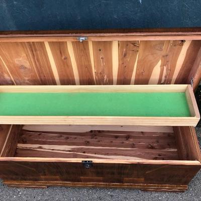 #109 - Vintage Cavalier Waterfall Cedar Chest 