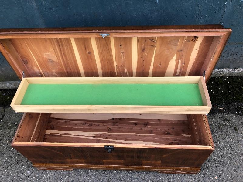 109 Vintage Cavalier Waterfall Cedar Chest