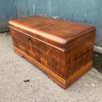 #109 - Vintage Cavalier Waterfall Cedar Chest 