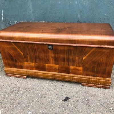 #109 - Vintage Cavalier Waterfall Cedar Chest 