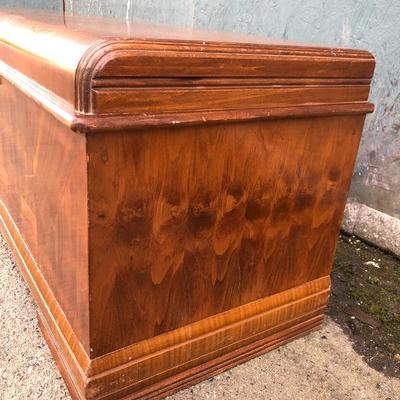 #109 - Vintage Cavalier Waterfall Cedar Chest 