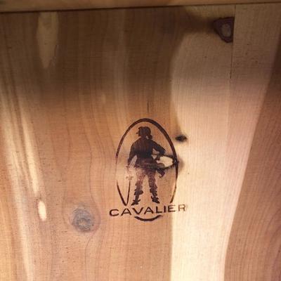 #109 - Vintage Cavalier Waterfall Cedar Chest 