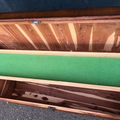 #109 - Vintage Cavalier Waterfall Cedar Chest 