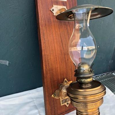 #110 - 1885 Northern Pacific Railway Private Car Lamp