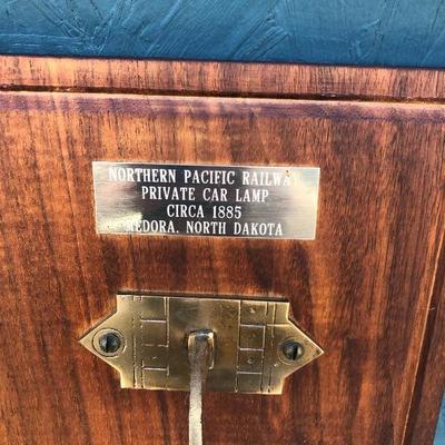 #110 - 1885 Northern Pacific Railway Private Car Lamp