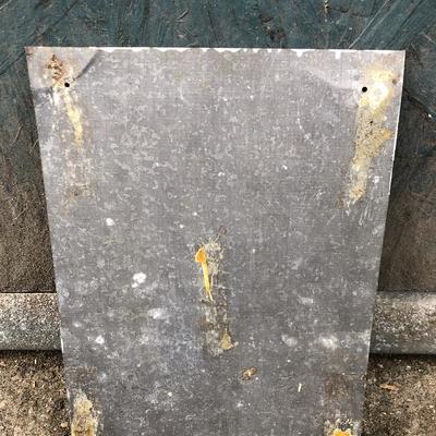 #71 - Vintage Department of Defense Fallout Shelter Metal Sign
