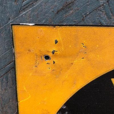#71 - Vintage Department of Defense Fallout Shelter Metal Sign
