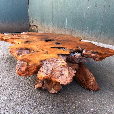 #17 - Live Edge Redwood Burl Coffee Table