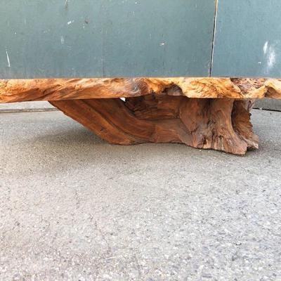 #17 - Live Edge Redwood Burl Coffee Table