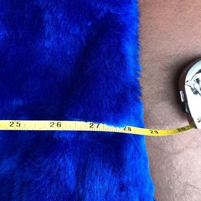 #118 - Fuzzy Blue Bear Mascot Costume 