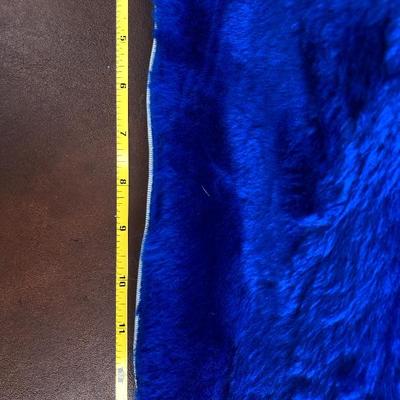 #118 - Fuzzy Blue Bear Mascot Costume 